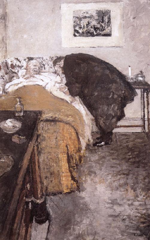 Edouard Vuillard The doctor arrives oil painting picture